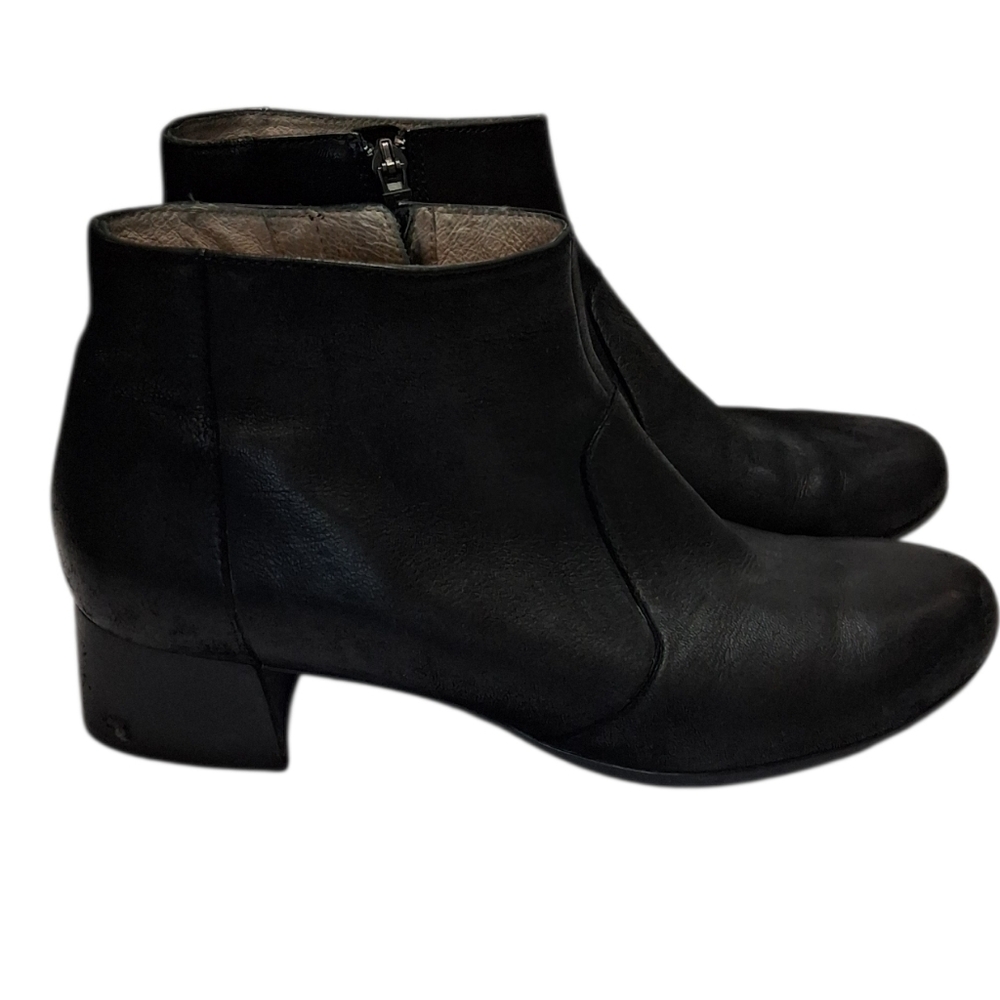 Dansko Black Leather Ankle Boots Women's Size 40= 9.5-10